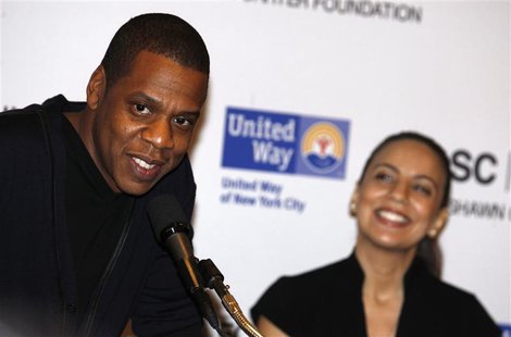 Hip-hop star Jay-Z speaks during a news conference to announce the first ever hip-hop focused series of concerts in New York Hip-hop star Jay-Z speaks during a news conference to announce the first ever hip-hop focused series of concerts in New York