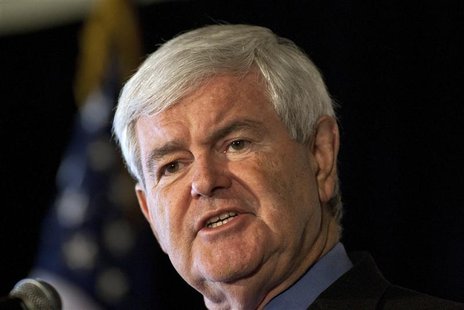 Republican presidential candidate Gingrich speaks at a forum in Greenville Republican presidential candidate Gingrich speaks at a forum in Greenville