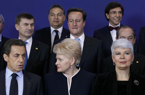 Hungary's Prime Minister Orban and Britain's Prime Minister Cameron attend a EU leaders summit in Brussels Hungary's Prime Minister Orban and Britain's Prime Minister Cameron attend a EU leaders summit in Brussels