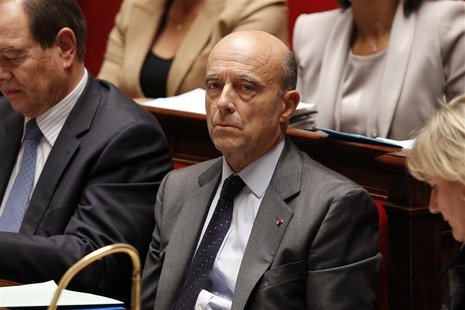 France's Foreign Affairs Minister Juppe attends the government question session at the National Assembly in Paris France's Foreign Affairs Minister Juppe attends the government question session at the National Assembly in Paris