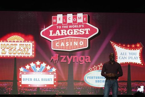 Zynga General Manager Toney introduces Zynga Casino during the Zynga Unleashed event at the company's headquarters in San Francisco Zynga General Manager Toney introduces Zynga Casino during the Zynga Unleashed event at the company's headquarters in San Francisco