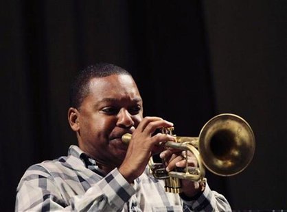 U.S. jazz trumpeter Wynton Marsalis plays trumpet during a rehearsal for a series of concerts in Havana U.S. jazz trumpeter Wynton Marsalis plays trumpet during a rehearsal for a series of concerts in Havana
