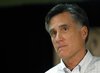 Republican presidential candidate and former Massachusetts Governor Mitt Romney listens to a question from the audience at a forum in Hudson