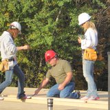 DC Everest high school construction students help build a house for Habitat for Humanity