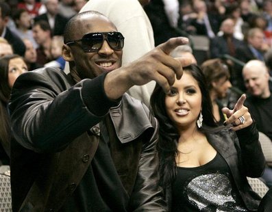 Lakers' Bryant and his wife Vanessa attend activities during the NBA All-Star weekend in Dallas Lakers' Bryant and his wife Vanessa attend activities during the NBA All-Star weekend in Dallas