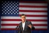 U.S. Republican presidential candidate and former Massachusetts Governor Mitt Romney speaks during a rally in Greenville