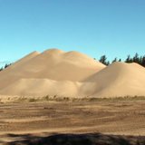 A pile of frac sand A pile of frac sand