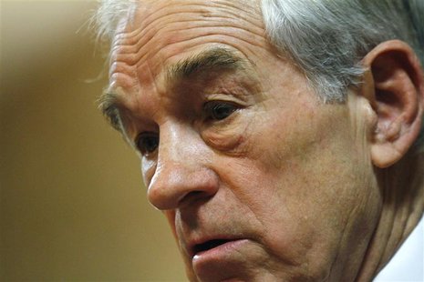 Republican presidential candidate U.S Representative Ron Paul (R-TX) pauses as he speaks during a town hall meeting in Ft. Madison Republican presidential candidate U.S Representative Ron Paul (R-TX) pauses as he speaks during a town hall meeting in Ft. Madison