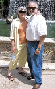 U.S. aid contractor Alan Gross and his wife Judy pose for a picture in Rome, Italy, in this undated family photograph released on October 23
