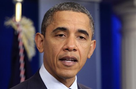 U.S. President Obama speaks after signing the payroll tax cut extension in Washington