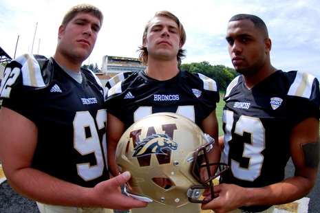 Drew Nowak, Alex Carder and Jordan White look to lead the Broncos to their first ever bowl win today against Purdue. Drew Nowak, Alex Carder and Jordan White look to lead the Broncos to their first ever bowl win today against Purdue.