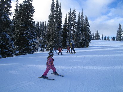 Kids Skiing Kids Skiing