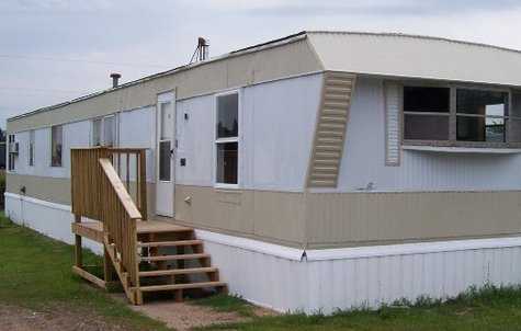A mobile home A mobile home