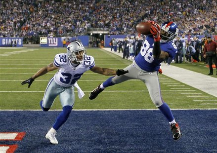 Giants Nicks catches fourth quarter touchdown pass on Cowboys Orlando Scandrick Giants Nicks catches fourth quarter touchdown pass on Cowboys Orlando Scandrick