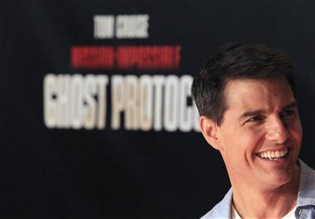 Actor Tom Cruise poses on the red carpet during the Brazil premiere of the movie "Mission: Impossible - Ghost Protocol" in Rio de Janeiro Actor Tom Cruise poses on the red carpet during the Brazil premiere of the movie "Mission: Impossible - Ghost Protocol" in Rio de Janeiro