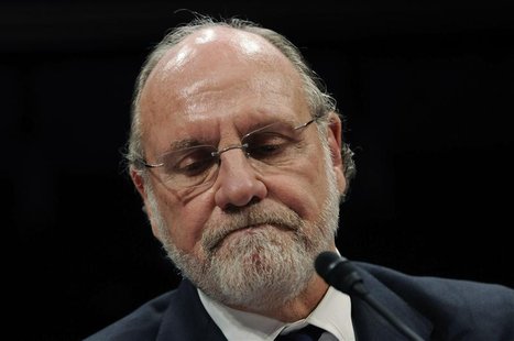 Corzine frowns as he testifies before a House Financial Services Committee Oversight and Investigations Subcommittee hearing on the collapse Corzine frowns as he testifies before a House Financial Services Committee Oversight and Investigations Subcommittee hearing on the collapse