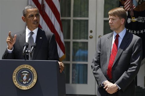President Barack Obama announces his nomination of Richard Cordray as Director of the Consumer Financial Protection Bureau IN Washington President Barack Obama announces his nomination of Richard Cordray as Director of the Consumer Financial Protection Bureau IN Washington