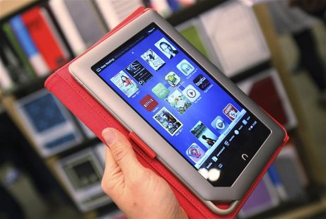 The new Nook Tablet is seen during a demonstration at the Union Square Barnes & Noble in New York The new Nook Tablet is seen during a demonstration at the Union Square Barnes & Noble in New York