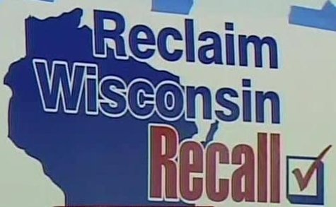 A pro-recall billboard A pro-recall billboard