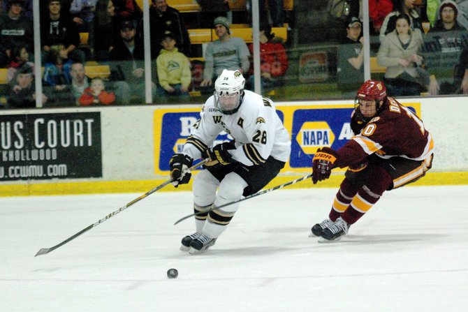 The #8 Broncos host #1 Minnesota-Duluth, 01/06/12. The Bulldogs prevailed 4-1. Photos by Sean Patrick Duross.
