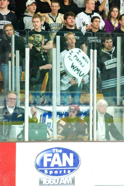 The #8 Broncos host #1 Minnesota-Duluth, 01/06/12. The Bulldogs prevailed 4-1. Photos by Sean Patrick Duross.