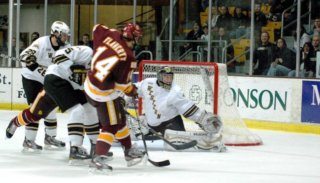 The #8 Broncos host #1 Minnesota-Duluth, 01/06/12. The Bulldogs prevailed 4-1. Photos by Sean Patrick Duross.