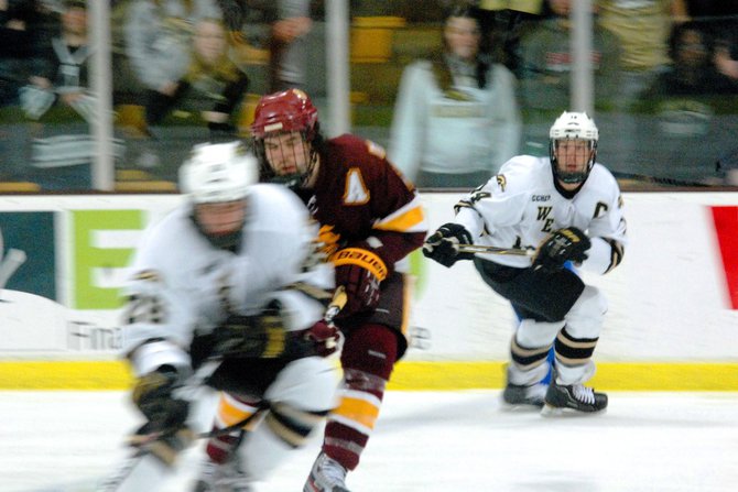 The #8 Broncos host #1 Minnesota-Duluth, 01/06/12. The Bulldogs prevailed 4-1. Photos by Sean Patrick Duross.