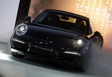 The new Porsche Carrera 911 S is presented at the International Motor Show (IAA) in Frankfurt The new Porsche Carrera 911 S is presented at the International Motor Show (IAA) in Frankfurt