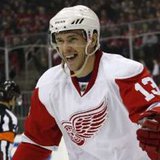 Detroit Red Wings' Pavel Datsyuk reacts after scoring a goal. REUTERS/Jessica Rinaldi Detroit Red Wings' Pavel Datsyuk reacts after scoring a goal. REUTERS/Jessica Rinaldi