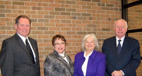 (left to right) Allegan County's Sheriff Blane Koops, Clerk Joyce Watts, Treasurer Sally Brooks and Prosecutor Fred Anderson (photo courtesy Allegan Co. Sheriff's Office). (left to right) Allegan County's Sheriff Blane Koops, Clerk Joyce Watts, Treasurer Sally Brooks and Prosecutor Fred Anderson (photo courtesy Allegan Co. Sheriff's Office).