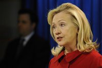 Clinton delivers remarks