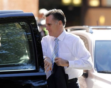 Mitt Romney arrives for the Huckabee Forum 2, a televised event, in Charleston Mitt Romney arrives for the Huckabee Forum 2, a televised event, in Charleston