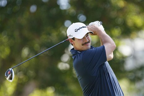 Wagner of the U.S. drives off the first tee during the final round of the Sony Open golf tournament at the Waialae Country Club in Honolulu, Wagner of the U.S. drives off the first tee during the final round of the Sony Open golf tournament at the Waialae Country Club in Honolulu,
