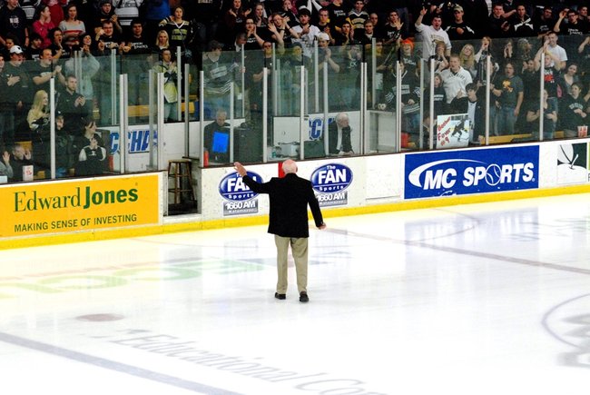 #10 Western Michigan hosts #3 Notre Dame, 01/14/12. The Broncos defeated the Irish 3-1.  Photos by Sean Patrick Duross.