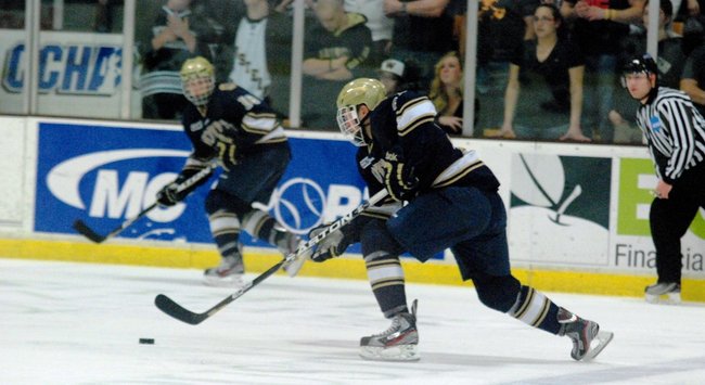 #10 Western Michigan hosts #3 Notre Dame, 01/14/12. The Broncos defeated the Irish 3-1.  Photos by Sean Patrick Duross.