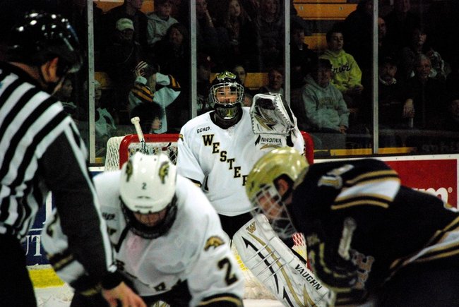 #10 Western Michigan hosts #3 Notre Dame, 01/14/12. The Broncos defeated the Irish 3-1.  Photos by Sean Patrick Duross.