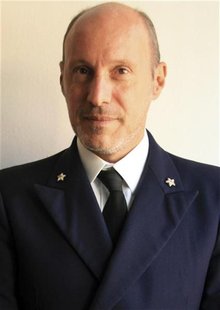 An undated portrait of coastguard officer Gregorio Maria De Falco An undated portrait of coastguard officer Gregorio Maria De Falco