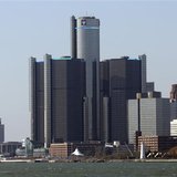 General Motors world headquarters (C) is seen along the Detroit river in downtown Detroit General Motors world headquarters (C) is seen along the Detroit river in downtown Detroit
