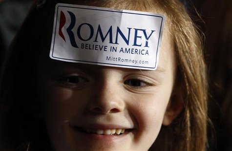 A supporter of U.S. Republican presidential candidate Romney attends a campaign rally in Rock Hill. A supporter of U.S. Republican presidential candidate Romney attends a campaign rally in Rock Hill.
