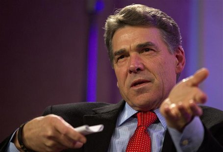 Republican presidential candidate and Texas Governor Rick Perry speaks during the Personhood USA presidential forum in Greenville Republican presidential candidate and Texas Governor Rick Perry speaks during the Personhood USA presidential forum in Greenville