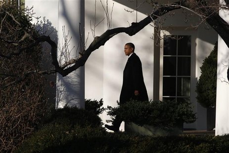 U.S. President Obama walks out of the Oval Office towards Marine One at the White House in Washington U.S. President Obama walks out of the Oval Office towards Marine One at the White House in Washington