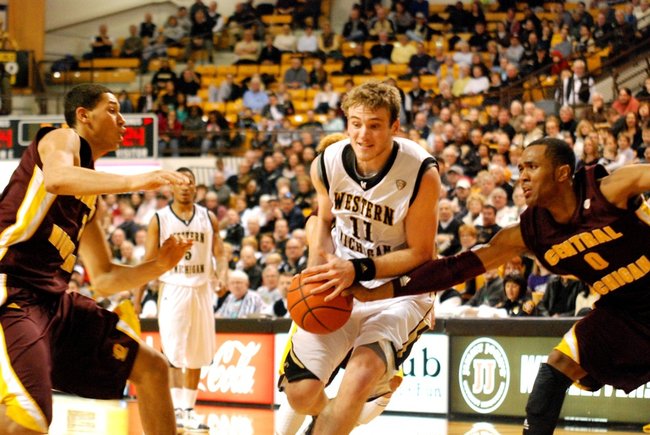 The Broncos down the Chippewas 64-61 at University Arena - 01/21/12. Photos by Sean Patrick Duross.