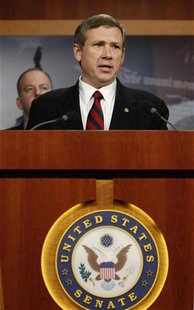 US Senator Kirk addresses a news conference as he discusses his opposition to a vote on START Treaty on Capitol Hill in Washington US Senator Kirk addresses a news conference as he discusses his opposition to a vote on START Treaty on Capitol Hill in Washington