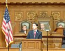 Governor Scott Walker delivers the State of the State address (photo: Wisconsin Radio Network)
