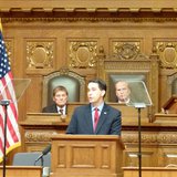 Governor Scott Walker delivers the State of the State address (photo: Wisconsin Radio Network) Governor Scott Walker delivers the State of the State address (photo: Wisconsin Radio Network)