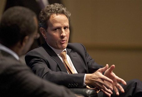 Treasury Secretary Timothy Geithner speaks at the Charlotte Chamber of Commerce in Charlotte Treasury Secretary Timothy Geithner speaks at the Charlotte Chamber of Commerce in Charlotte