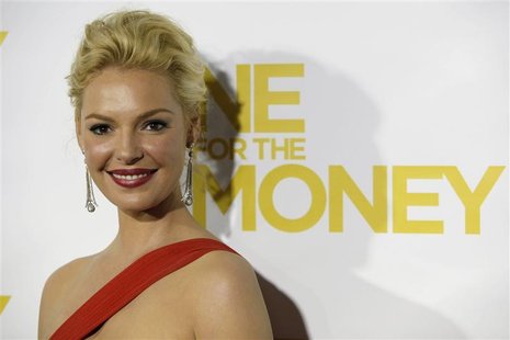 Heigl, star of new film "One For The Money," arrives at film's New York premier at AMC Loews Lincoln Square on West 68th Street in New York Heigl, star of new film "One For The Money," arrives at film's New York premier at AMC Loews Lincoln Square on West 68th Street in New York