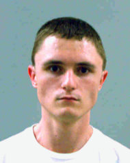 Released Photo by Weber County Sheriff's Dept. showing Dallin Morgan in booking