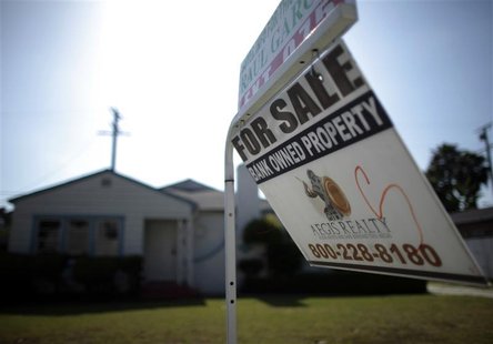 A foreclosed home is seen for sale in Santa Ana A foreclosed home is seen for sale in Santa Ana