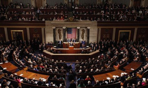 U.S. President Barack Obama delivers the State of the Union address to a joint session of Congress on Capitol Hill in Washington U.S. President Barack Obama delivers the State of the Union address to a joint session of Congress on Capitol Hill in Washington